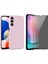 Samsung Galaxy A14 Ile Uyumlu Soft Yumuşak Telefon Kılıfı ve Hayalet Privacy Ekran Koruyucu Seti 1