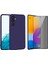 Samsung Galaxy A54 5g Ile Uyumlu Soft Yumuşak Telefon Kılıfı ve Hayalet Privacy Ekran Koruyucu Seti 1