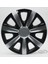 Jant Kapağı Siyah-Gri Kırılmaz 14" Vw Model (Amblem Hediyeli) (1 Adet) 1