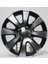 Jant Kapağı Siyah-gri Kırılmaz 15" Peugeot Model (Amblem Hediyeli) (1 Adet) 1