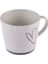 Kalp Beyaz Kupa 450 ml 5