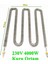 M tip 230V 4000W CR304 Serpantinli Isıtıcı Rezistans 485mmx300mm -Isısan R6020 3
