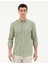 Erkek Yeşil Slim Fit Uzun Kollu Gömlek 50283343-VR016 1