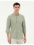 Erkek Yeşil Slim Fit Uzun Kollu Gömlek 50283343-VR016 3