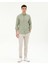 Erkek Yeşil Slim Fit Uzun Kollu Gömlek 50283343-VR016 4