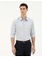 Erkek Gri Slim Fit Uzun Kollu Gömlek 50282967-VR024 1