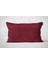 Tekli Kadife Dokulu Kırlent Kılıfı Bordo 6