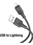X101 USB To iPhone Lightning 2.4A Hızlı Şarj ve Data Kablosu 2