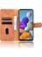 Kart Tutucu Kickstand Deri Folio ile Samsung Galaxy A21S Için Kılıf (Yurt Dışından) 5