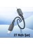 X101 27W Type-C To iPhone Lightning Hızlı Şarj ve Data Kablosu 5