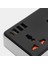 AC8A 2500W 3 Priz + 3 USB + 30W Type-C Multifonksiyonel Priz Çoğaltıcı Şarj Aleti 5