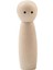 Ahşap Mandal Bebek, Dıy Yapımı Için Boyaya Yaratıcı Dekoratif Ahşap Figürler 7cmx1.8cm Yuvarlak Çocuk (Yurt Dışından) 1