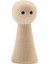 Ahşap Mandal Bebek, Dıy Yapımı Için Boyaya Yaratıcı Dekoratif Ahşap Figürler 3.4cmx1.5cm Yuvarlak (Yurt Dışından) 2