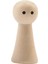 Ahşap Mandal Bebek, Dıy Yapımı Için Boyaya Yaratıcı Dekoratif Ahşap Figürler 3.4cmx1.5cm Yuvarlak (Yurt Dışından) 4