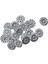 20X 1 Düğ Yuvarlak Ş Düğ Dıy El Yapımı Malzemeleri 18MM Çiçeği (Yurt Dışından) 2