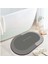Süper Halısı Diatomit Hıı Yıkanabilir Oval Gri L (Yurt Dışından) 4