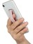 Beyaz Stil Evrensel Telefon Parmak Kayışı Tutucu Elastik Cep Telefonu Parmak Kavrama Metal Telefon El Bandı Bileklik Braketi Askı ile Standı (Yurt Dışından) 2