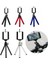 F Stili Cep Telefonu Tutucu Esnek Tripod Sünger Ahtapot Braketi Telefon Klipsi ile Kamera Selfie Monopod Akıllı Telefon Için Genişleyen Stand (Yurt Dışından) 3