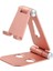 Pembe Tarzı Masaüstü Cep Telefonu Tutucu Standı, Beşik, Dock, Telefon ve Tablet Tutucu, Alüminyum Ayarlanabilir Masaüstü Standı (Yurt Dışından) 1