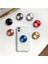 No.4 Tarzı CD Desenli Metal Yüzeyli Telefon Genişleyen Soket Standı Akıllı Telefonlar Için Tutacağı Parmak Tutacağı Tüm Telefonlar Için Telefon Soketi Tutacağı (Yurt Dışından) 3
