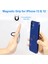 Mavi Stil iPhone ile Uyumlu Manyetik Telefon Zil Tutacağı One Magsafe Işlevi, Tek Kılıflı iPhone Için Tekme Standı (Yurt Dışından) 3