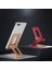 Beyaz Plastik Tip Stili Metal Telefon Tutucu Standı Ayarlanabilir Taşınabilir Katlanabilir Alaşım Tablet IPhone IPad Için Standı Masa Masaüstü Destek Braketi (Yurt Dışından) 3