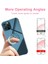 Akuamarin Pırlanta Stili Cep Telefonu Zil Tutacağı Stand Elmas Şeffaf Parmak Tutacağı Net 360 Derece Döndürme Kickstand Uyumlu Iphone'lar (Yurt Dışından) 4