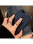 B Tarzı Şeffaf Cep Telefonu Tutucu Yüzük Evrensel Kedi Ayı Yıldız Desteği Parmak Yüzük Tutucu iPhone Için Celular Standı (Yurt Dışından) 3