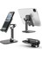 1 Adet Siyah Stil Üç Bölüm Katlanabilir Masa Cep Telefonu Tutucu iPhone iPad Tablet Için Esnek Masa Masaüstü Ayarlanabilir Hücre Akıllı Telefon Standı (Yurt Dışından) 1