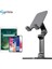1 Adet Siyah Stil Üç Bölüm Katlanabilir Masa Cep Telefonu Tutucu iPhone iPad Tablet Için Esnek Masa Masaüstü Ayarlanabilir Hücre Akıllı Telefon Standı (Yurt Dışından) 4