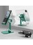 Beyaz Stil Katlanabilir Masa Cep Telefonu Tutucu iPhone iPad Pro Tablet Için Standı Esnek Metal Masa Masaüstü Ayarlanabilir Hücre Akıllı Telefon Standı (Yurt Dışından) 2