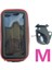 Kırmızı M Stili Bisiklet Motor Telefon Tutacağı Su Geçirmez Telefon Çantası Kılıfı Motosiklet Bisiklet Gidonu Cep Telefonları Gps iPhone Için Standı 12 Xxl Çanta (Yurt Dışından) 1