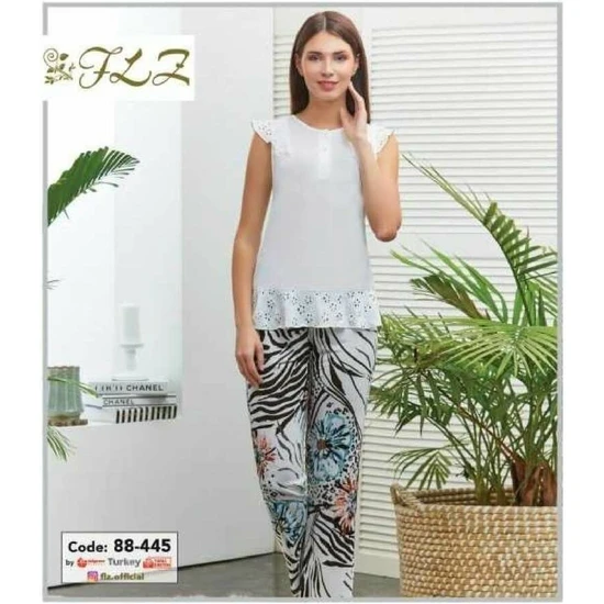 Dowry Flz 88-445 Kısa Kollu Bayan Pijama Takımı