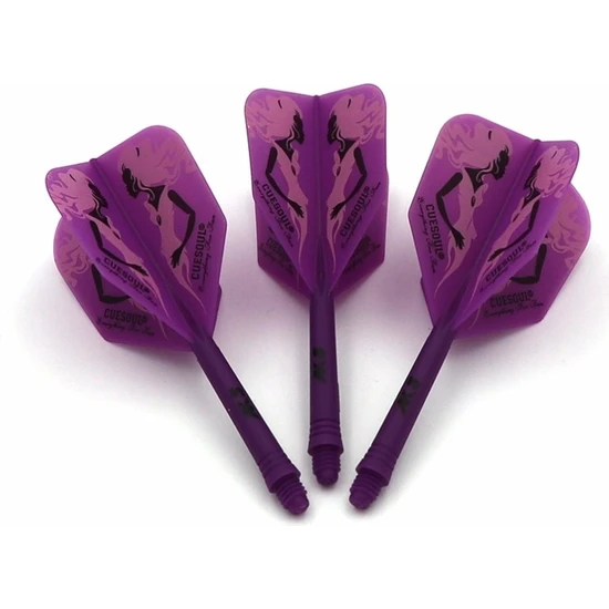 Chaoduo Shop Sadece-5mn8 Stili Cuesoul Rost Entegre Dart Mili ve Flights Medium, 3'lü Set (Yurt Dışından)