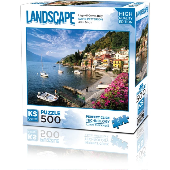 KS Games Lago Como Italy 500 Parça Puzzle