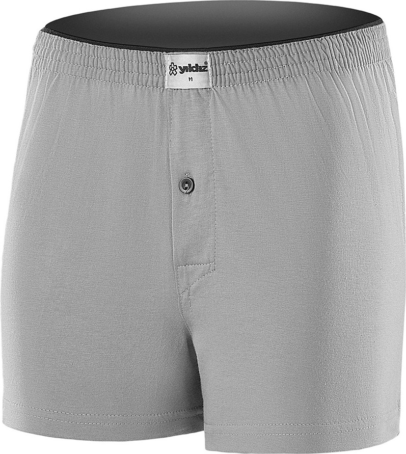 Yıldız Çamaşır Yıldız 3'lü Paket Havlu Bel Penye Düz Boxer Pamuk Q43D görsel 3