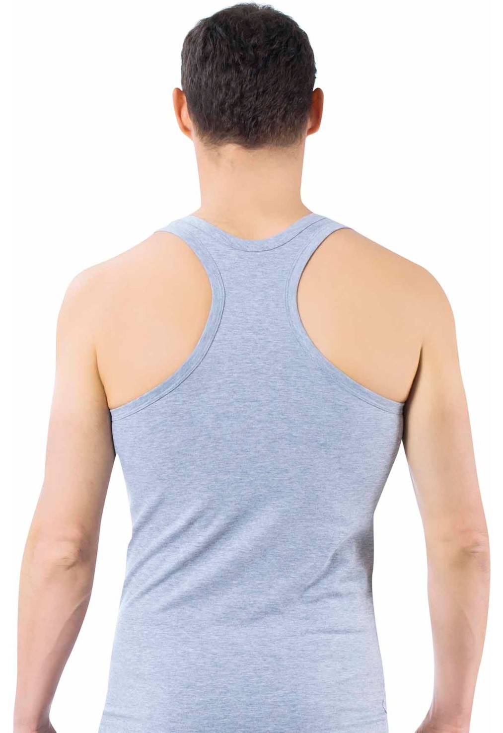 Özkan Underwear Özkan 0267 6'lı Paket Erkek %95 Pamuklu Likralı Süprem Esnek Rahat Sırtı Çapraz Sporcu Rambo Atlet; görsel 3