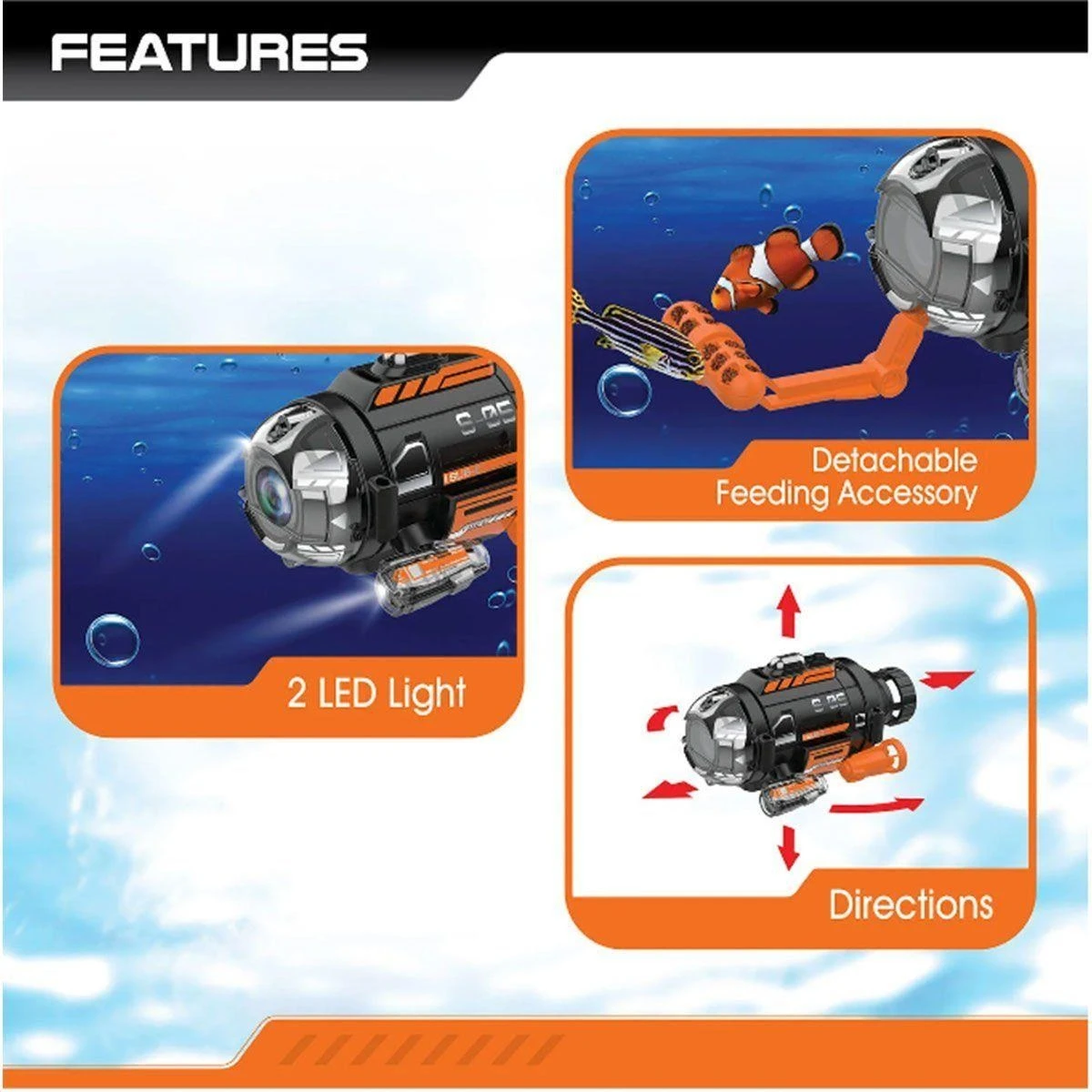 Resim Silverlit Aqua Cam Hd Denizaltı 85024 