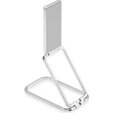 GongtuShop Gümüş Tarzı 360 Döndürme Katlanabilir Cep Telefonu Standı Geri Ultra Tonlu Zil Tutucu Masa Metal Parmak Kickstand Için Çok Açılı Taşınabilir (Yurt Dışından)