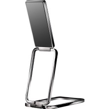 GongtuShop Gümüş Tarzı 360 Döndürme Katlanabilir Cep Telefonu Standı Geri Ultra Tonlu Zil Tutucu Masa Metal Parmak Kickstand Için Çok Açılı Taşınabilir (Yurt Dışından)