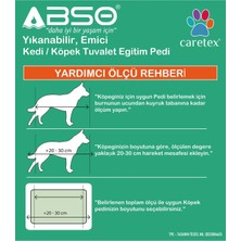 Abso 4 Katlı Yıkanabilir Emici Köpek Pedi Kemik Baskılı 100 x 100 cm