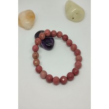 Bade Accessories 8 mm Rodonit Doğaltaş Bileklik