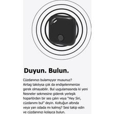 Ledoren Itag Akıllı Takip Cihazı - Apple iPhone Mu Bul Uygulamasıyla Çalışır (Apple ile Uyumlu)