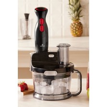Karaca Pro-Multimax Mutfak Robotu Black Red 2000 W