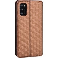 SZY Mall Samsung Galaxy A41 Cüzdan Hakiki Deri Darbeye Dayanıklı Tpu Kılıf Standı Dayanıklı Flip Kitap Katlanır (Yurt Dışından)