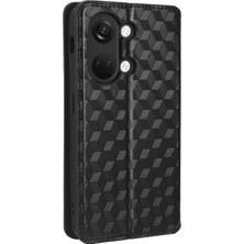 SZY Mall Oneplus Ace 2V Cüzdan Hakiki Deri Darbeye Dayanıklı Tpu Kılıf Standı Dayanıklı Flip Kitap Katlanır (Yurt Dışından)