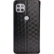 SZY Mall Motorola Moto G 5g Cüzdan Hakiki Deri Darbeye Dayanıklı Tpu Kılıf Standı Dayanıklı Flip Kitap Katlanır (Yurt Dışından)