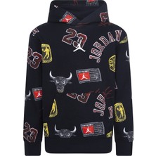 Nike Jordan Mj Essentıals Ft Aop Po Kap.sweat Çocuk Sweatshirt 95D064-023