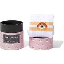 Paul Kenzie Desenli Soket Çorap – Eco Characters – Woodchuck