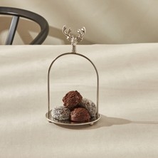 Karaca Maison Gümüş Dekoratif Ikramlık 12X12X20 cm Paslanmaz Çelik Şekil